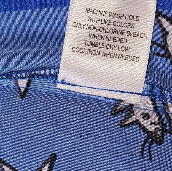 ModCloth Blue Cat Print Open Front Kimono Cardigan S/M - Picture 8 of 10